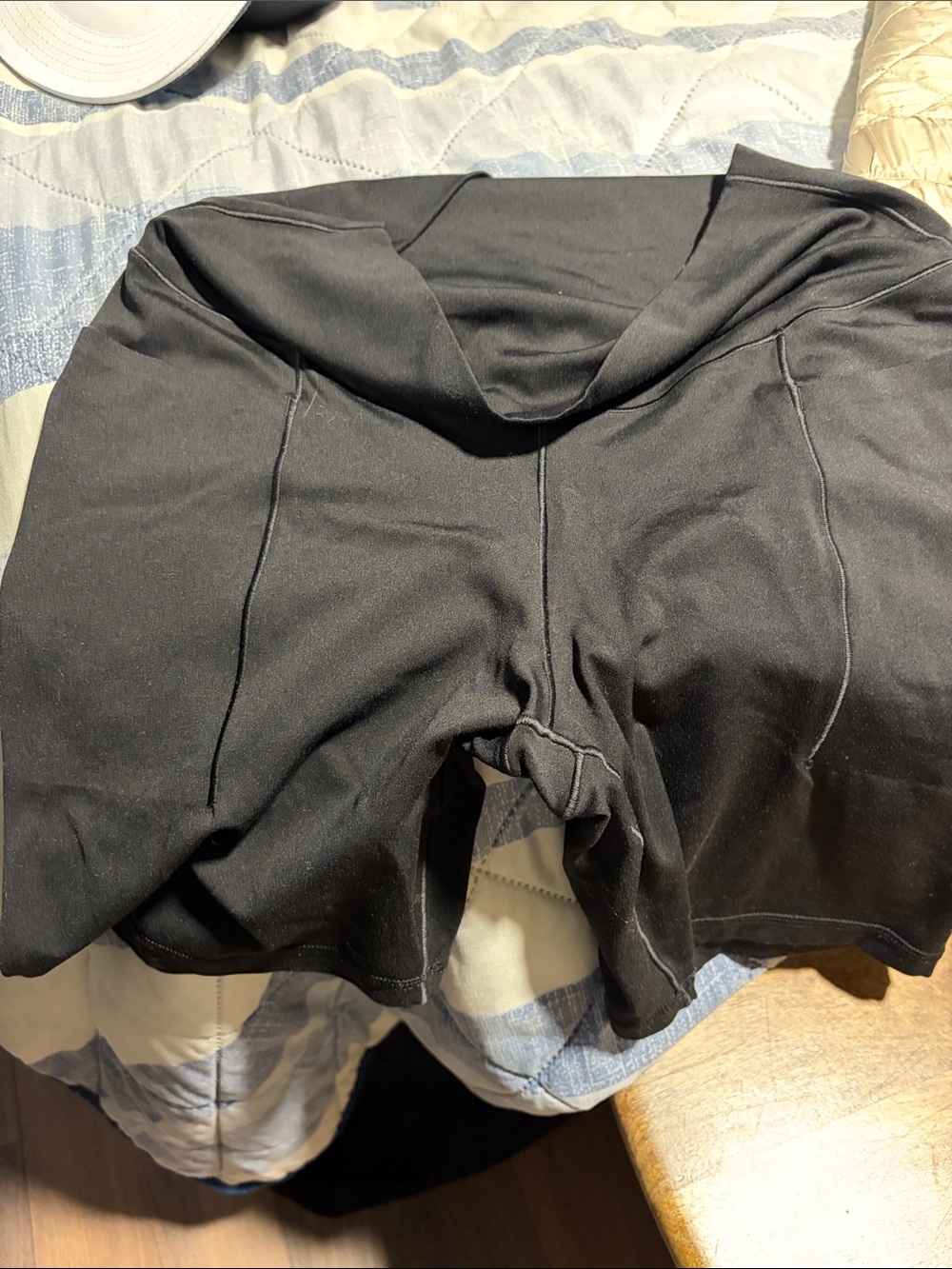 Black Women's Bike Shorts with High-Waist Comfort